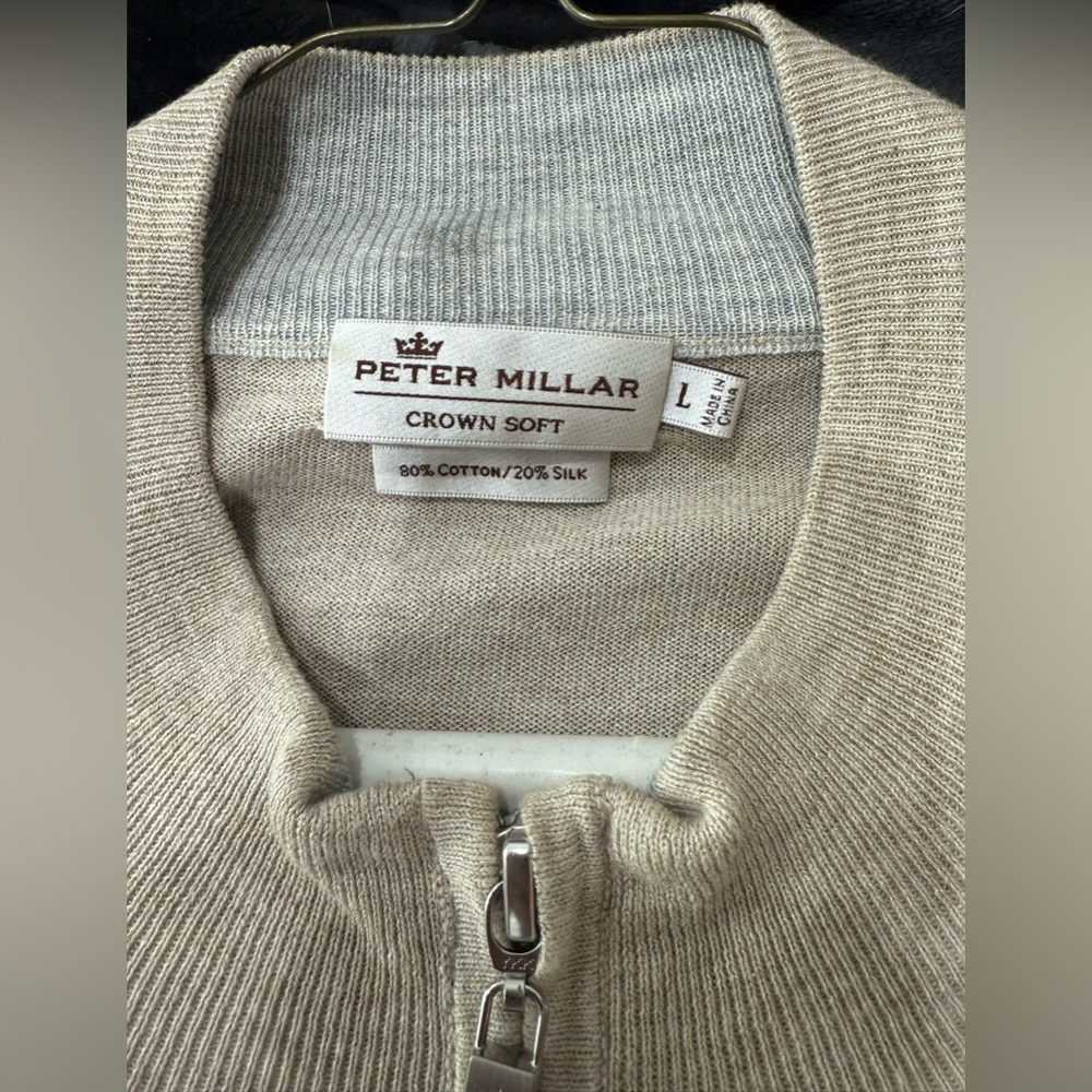 Peter Millar Crown Soft zipper down pullover